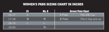 Douglas Zena PM Women's Football Shoulder Pads