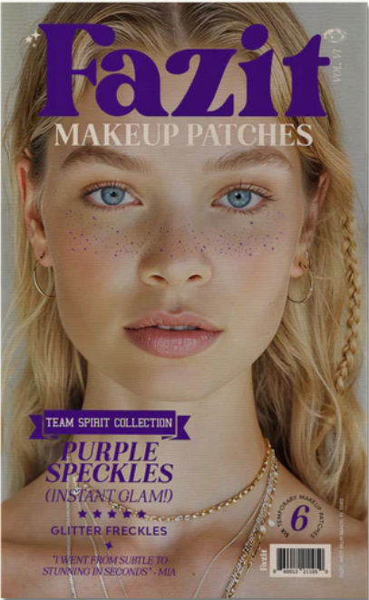 Fazit Purple Spirit Speckles Makeup Patches - Team Spirit Collection
