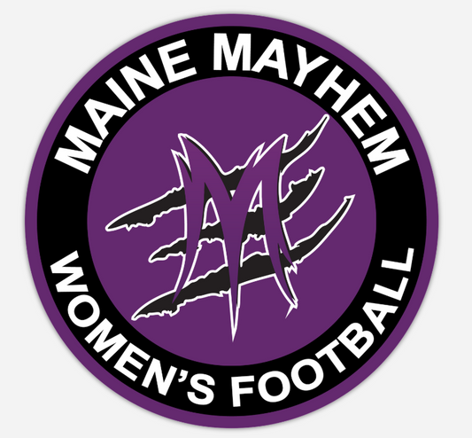 WFA Die-Cut Team Sticker - Maine Mayhem