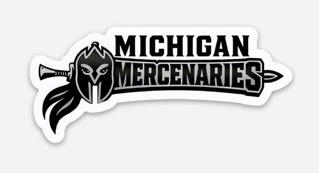 WFA Die-Cut Team Sticker - Michigan Mercenaries