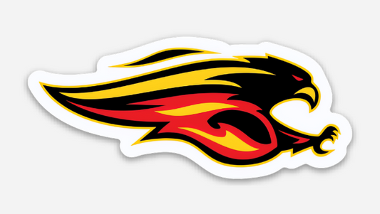 WFA Die-Cut Team Sticker - Carolina Phoenix