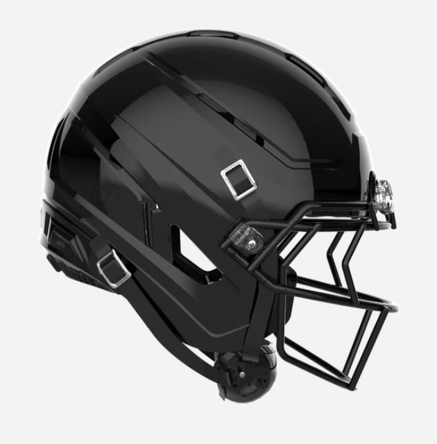 2026 Schutt F7 Air Adult Football Helmet with Facemask - Black/Black