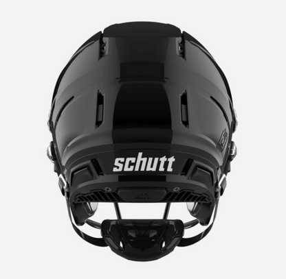 2026 Schutt F7 Air Adult Football Helmet with Facemask - Black/Black