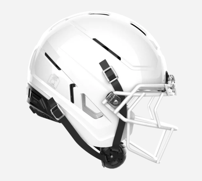 2026 Schutt F7 Air Adult Football Helmet with Facemask - White/White