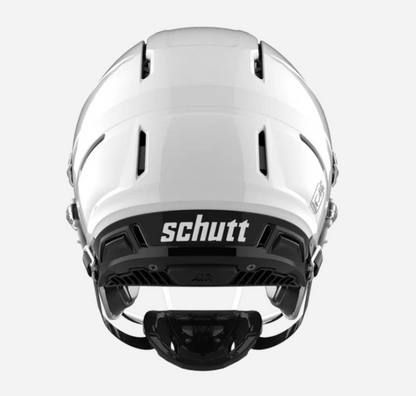 2026 Schutt F7 Air Adult Football Helmet with Facemask - White/White