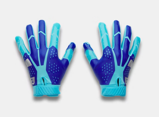 Under Armour UA Blur Football Gloves - Blur Blue/Royal