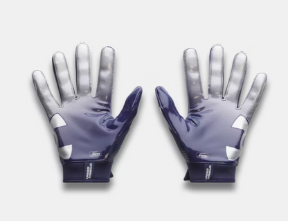 Under Armour UA Blur Football Gloves - Midnight Navy