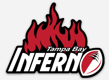 WFA Die-Cut Team Sticker - Tampa Bay Inferno