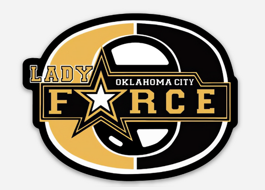 WFA Die-Cut Team Sticker - OKC Force