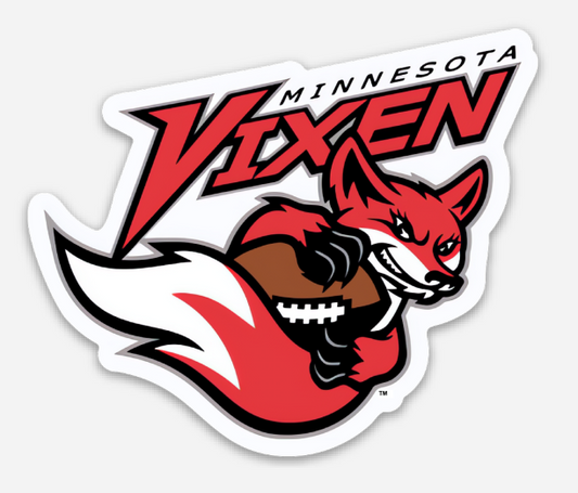 WFA Die-Cut Team Sticker - Minnesota Vixen