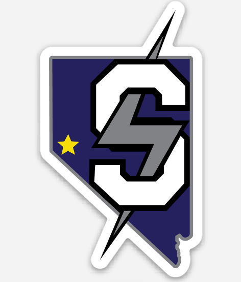 WFA Die-Cut Team Sticker - Nevada Storm
