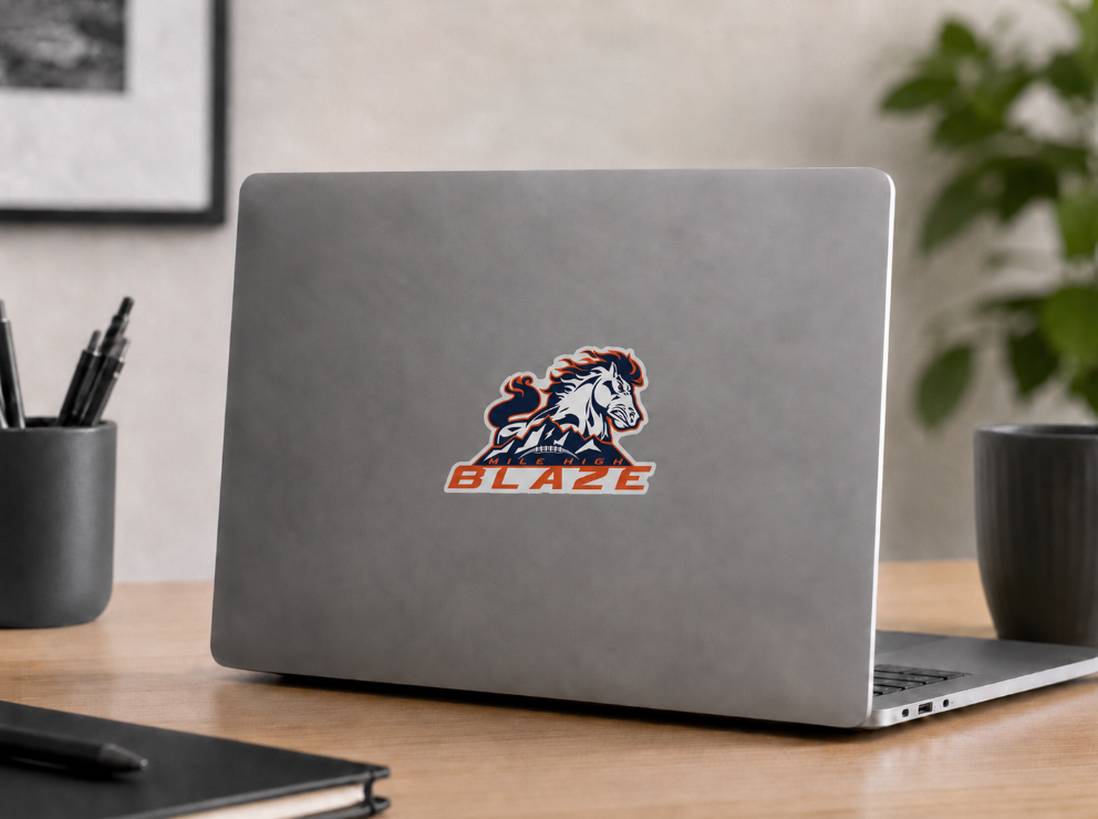 WFA Die-Cut Team Sticker - Mike High Blaze